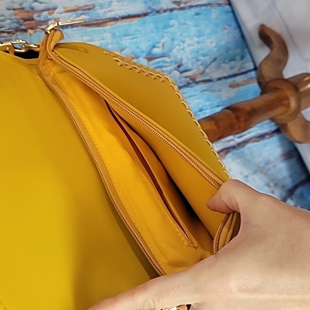Boho Yellow Crossbody Purse - Picture 11 of 14